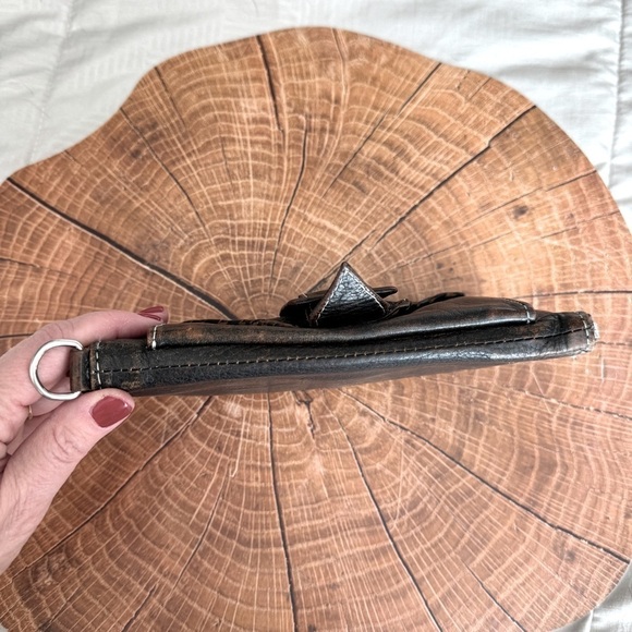 Handmade Leather Wallet Full Zip - Picture 7 of 14